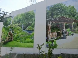 リバーガーデン千里中央 あかり絵のみち