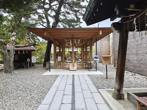 対拝殿｜鳥飼八幡宮