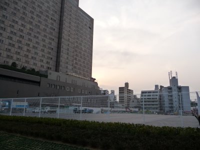 大阪タワーと朝日放送跡地