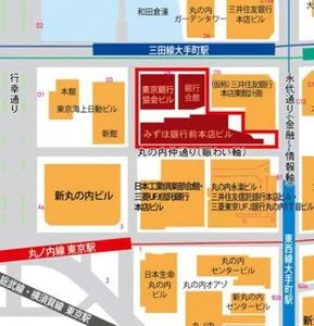 丸の内1-3計画（みずほ銀行前本店、銀行会館、東京銀行協会ビル建替）